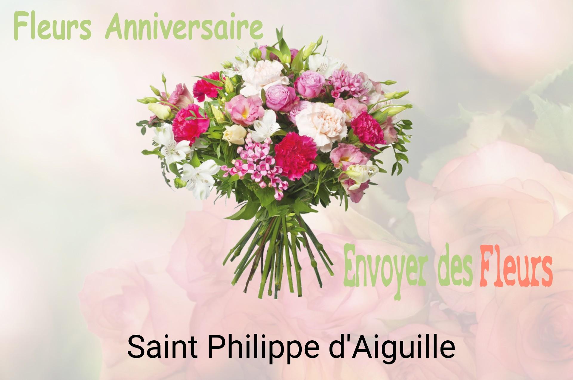 Bouquet de fleurs d’anniversaire livré à Saint-Philippe-d'Aiguille