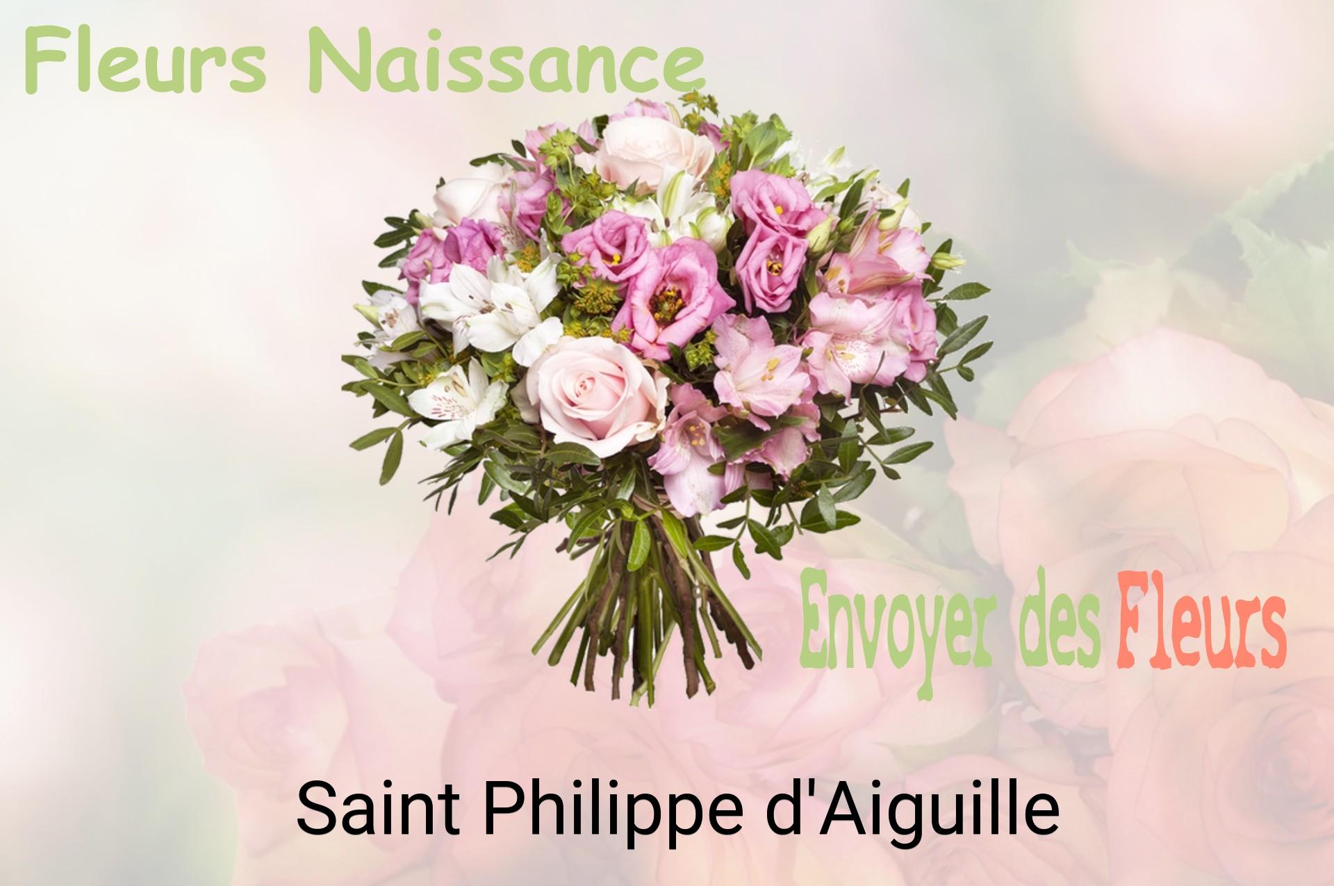 Bouquet de fleurs de naissance livré à Saint-Philippe-d'Aiguille